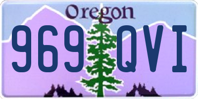 OR license plate 969QVI