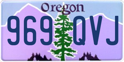 OR license plate 969QVJ