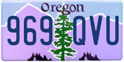OR license plate 969QVU