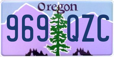 OR license plate 969QZC