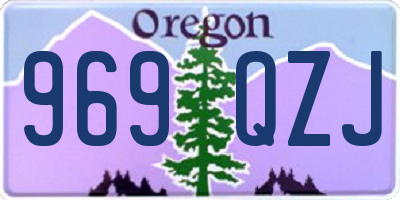 OR license plate 969QZJ