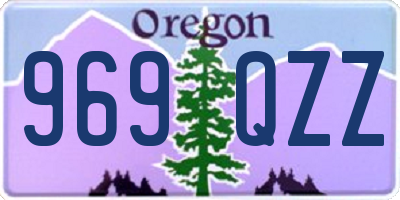 OR license plate 969QZZ