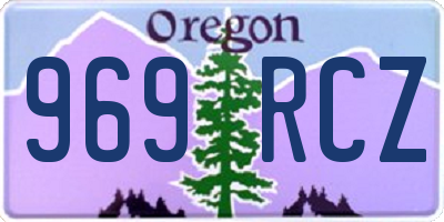 OR license plate 969RCZ