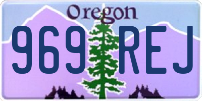 OR license plate 969REJ
