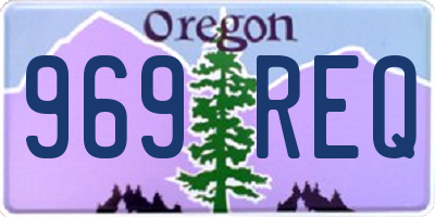 OR license plate 969REQ