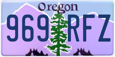 OR license plate 969RFZ