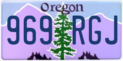 OR license plate 969RGJ