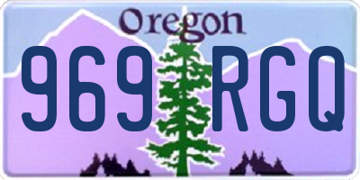 OR license plate 969RGQ