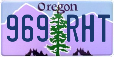 OR license plate 969RHT