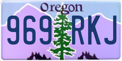 OR license plate 969RKJ