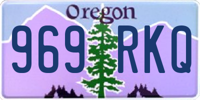 OR license plate 969RKQ