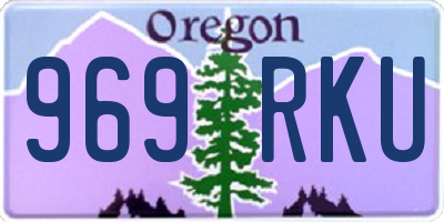 OR license plate 969RKU