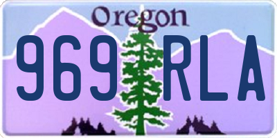 OR license plate 969RLA