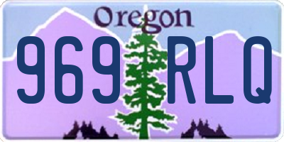 OR license plate 969RLQ