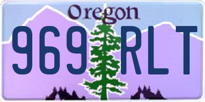 OR license plate 969RLT