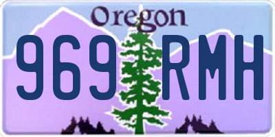 OR license plate 969RMH