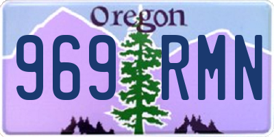 OR license plate 969RMN