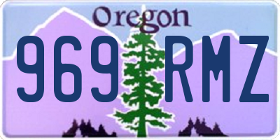 OR license plate 969RMZ