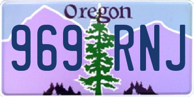 OR license plate 969RNJ