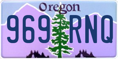 OR license plate 969RNQ