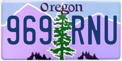 OR license plate 969RNU
