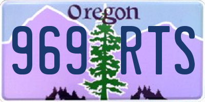 OR license plate 969RTS