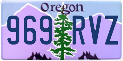 OR license plate 969RVZ