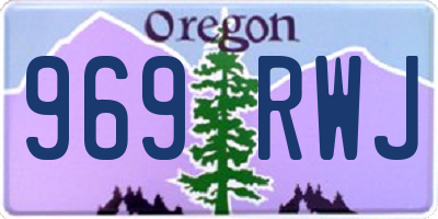 OR license plate 969RWJ