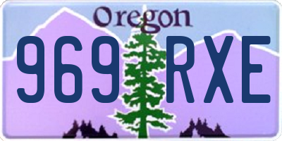 OR license plate 969RXE