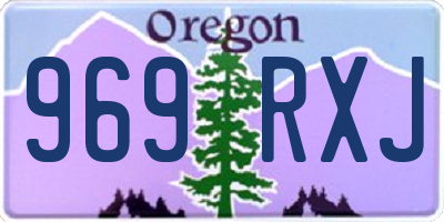 OR license plate 969RXJ