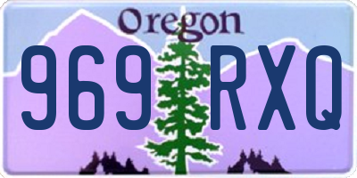OR license plate 969RXQ
