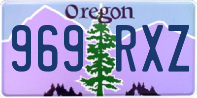OR license plate 969RXZ