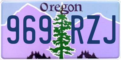 OR license plate 969RZJ