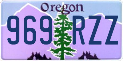OR license plate 969RZZ
