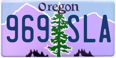 OR license plate 969SLA