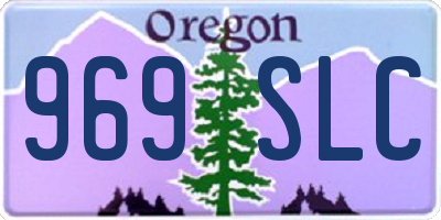 OR license plate 969SLC