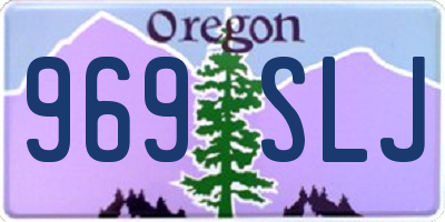 OR license plate 969SLJ