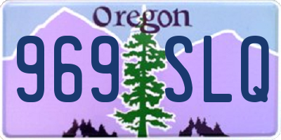 OR license plate 969SLQ
