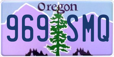 OR license plate 969SMQ