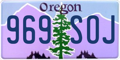 OR license plate 969SOJ