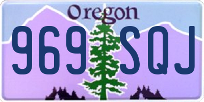 OR license plate 969SQJ