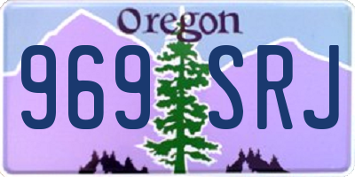 OR license plate 969SRJ