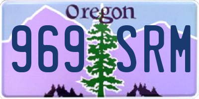 OR license plate 969SRM