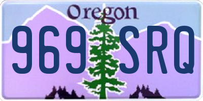 OR license plate 969SRQ