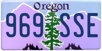 OR license plate 969SSE