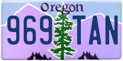 OR license plate 969TAN