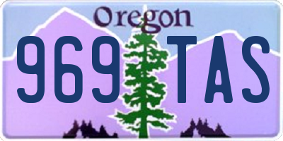 OR license plate 969TAS
