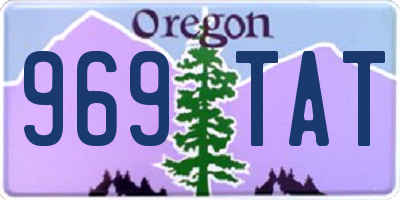 OR license plate 969TAT