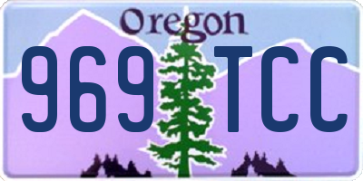 OR license plate 969TCC
