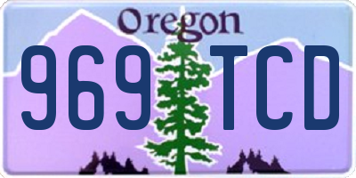 OR license plate 969TCD
